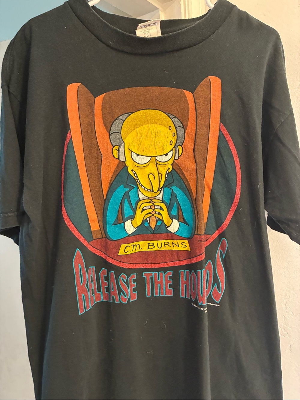 C.M. Burns 'Release the Hounds' Graphic Tee - Black